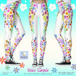 Boho Simple Wildflower Leggings