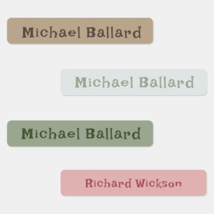 Boho Skinny Adhesive Waterproof Labels