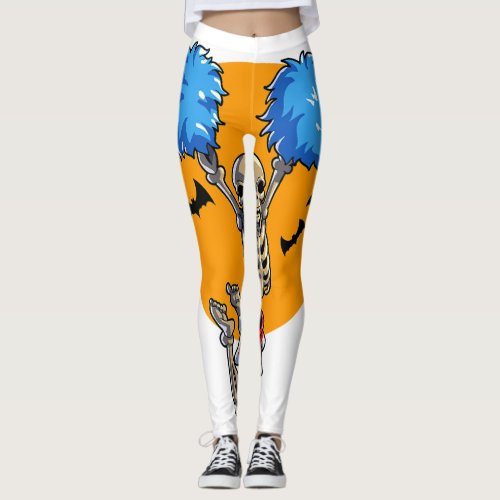Boho Skull Halloween Autumn Witchy Thick Thighs Sp Leggings