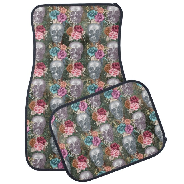 Boho Skull Series Design 10   Car Floor Mat (Set)