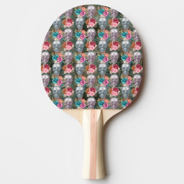 Boho Skull Series Design 10   Ping Pong Paddle (Front)