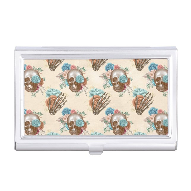 Boho Skull Series Design 12    Business Card Case (Front)