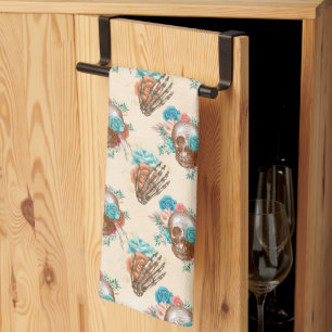 Boho Skull Series Design 12 Kitchen Towel