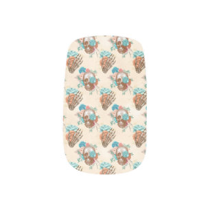 Boho Skull Series Design 12 Minx Nail Art