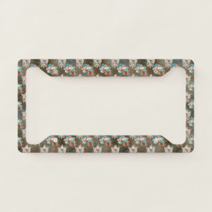 Boho Skull Series Design 13  License Plate Frame