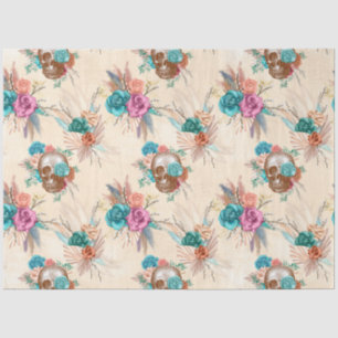 Boho Skull Series Design 3 Tissue Paper