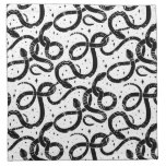 Boho snakes cloth napkin