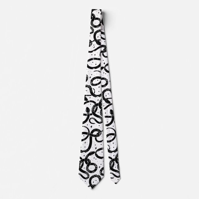 Boho snakes neck tie (Front)