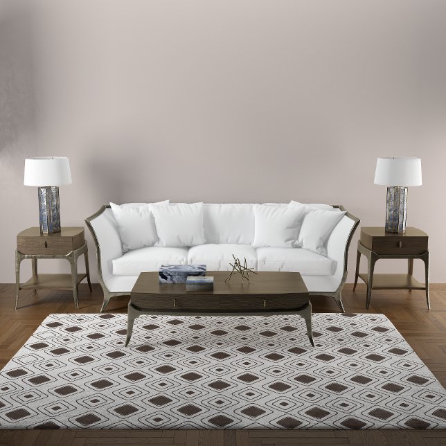 Boho Soft Neutral Tribal Geometric Aztec Pattern Rug (Boho Soft Neutral Tribal Geometric Aztec Pattern Rug)