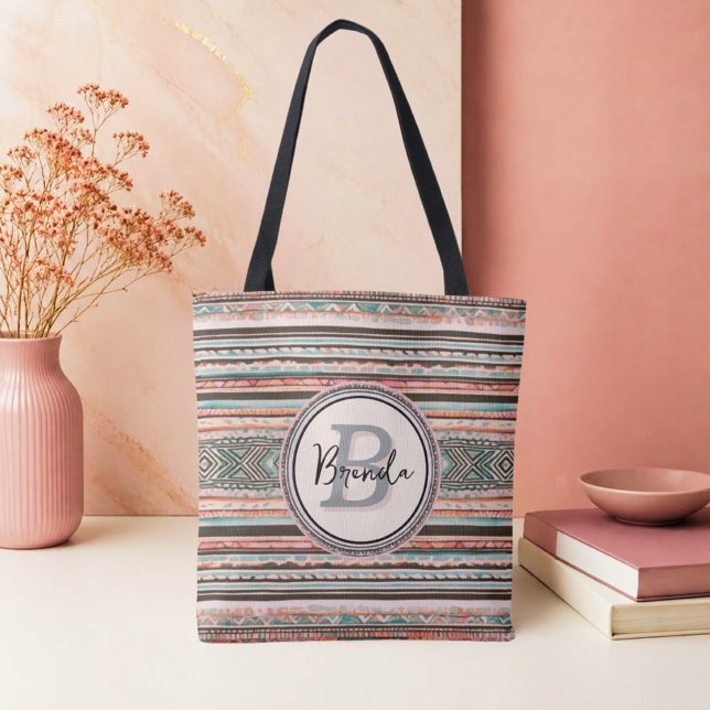Boho Southwest Inspired  Tote Bag (Creator Uploaded)