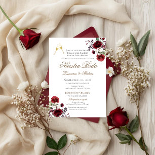 Boho Spanish Wedding Invitation
