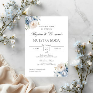 Boho Spanish Wedding Invitation
