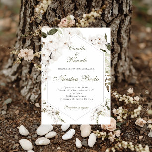 Boho Spanish Wedding Invitation