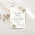 Boho Spanish Wedding Invitation<br><div class="desc">Boho Spanish Wedding Invitation</div>