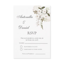 Boho Spanish Wedding RSVP Card