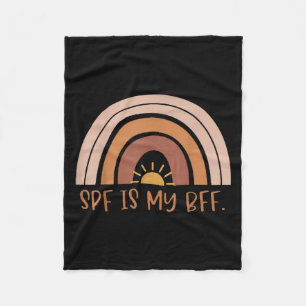 Boho Spf Is My Bff Dermatology Dermatologists Derm Fleece Blanket