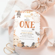 Boho Spooky One 1st Birthday Cute Ghost Halloween