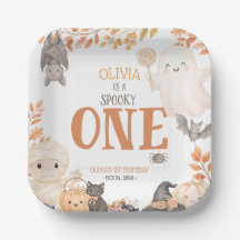 Boho Spooky One 1st Birthday Cute Ghost Halloween