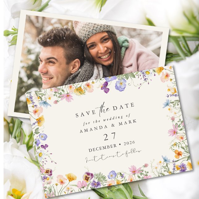 Boho Spring Wildflowers Botanical Garden Invitation (Creator Uploaded)