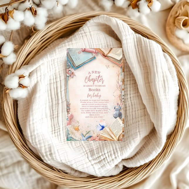 Boho Storybook Books for Baby Enclosure Card (Creator Uploaded)