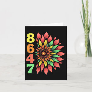 Boho Style 86 47 Trump Not My President 1 Card