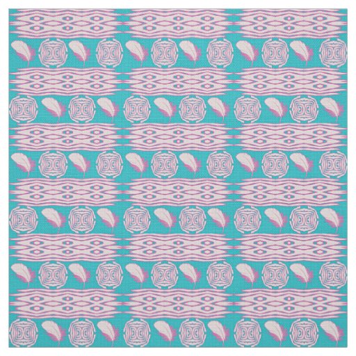 boho style ethic feathers pattern fabric