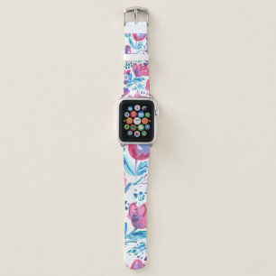 boho style floral rustic hand drawn illustration.  apple watch band
