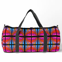 Boho style hot pink and black