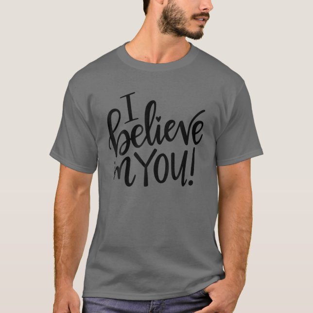 Boho Style I Believe In You Teacher Testing Day Gi T-Shirt (Front)