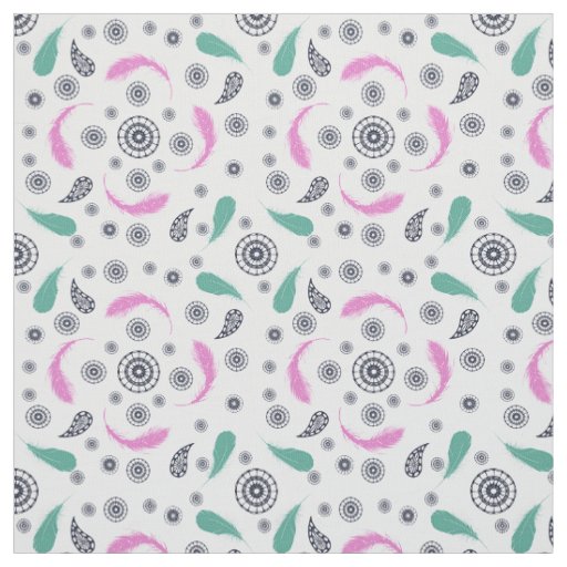 boho style pattern fabric