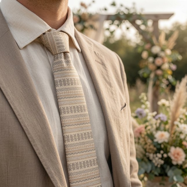 Boho Style Pattern Neck Tie (Creator Uploaded)