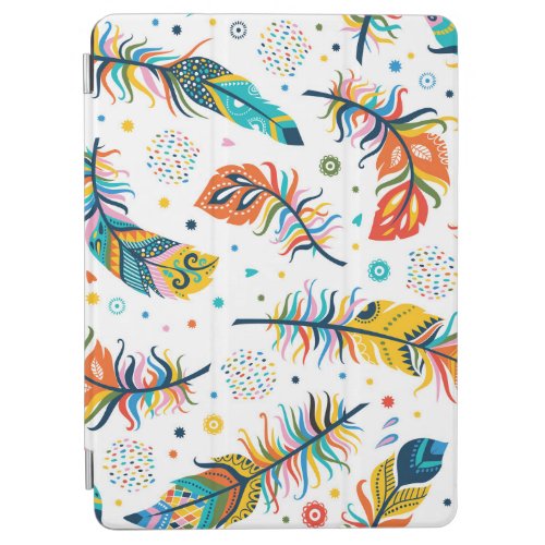 Boho style seamless feather pattern iPad air cover