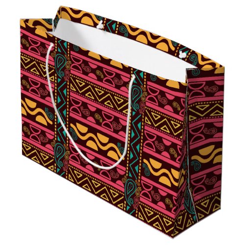 Boho Style Tribal Large Gift Bag