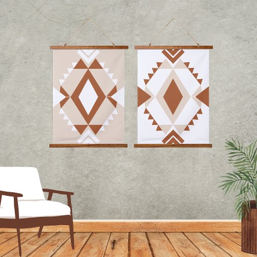 Boho Style wall carpet with wooden frames Hanging Tapestry