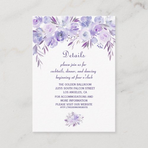 Boho Succulent Cactus Wreath Wedding Details Enclosure Card