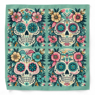 Boho SugarSkulls  Bandana