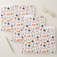 Boho Summer Cute Cats Green Cactus