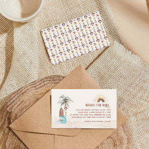 Boho Summer Surf Book Request Enclosure Card