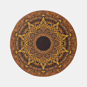 Boho Sun 5' Round' Outdoor Area Rug
