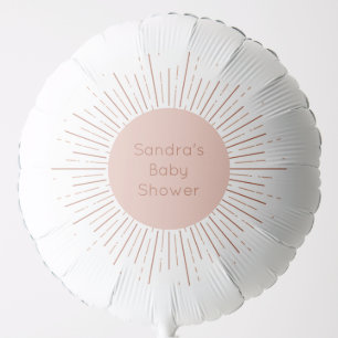 Boho Sun Baby Shower Balloon