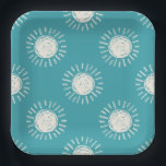 Boho Sun Baby Shower Paper Plates<br><div class="desc">Boho Sun Baby Shower Paper Plates.</div>