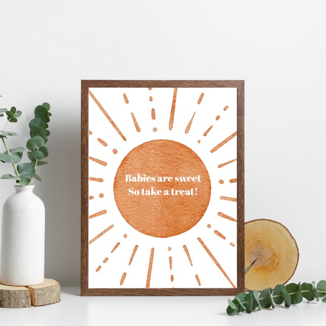 Boho Sun Baby Shower Sign (Creator Uploaded)