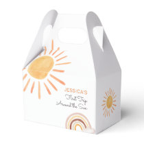 Boho Sun Favors Summer Little Sunshine Birthday Favor Boxes