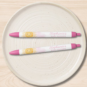 Boho Sun Girl's Baby Shower Pen
