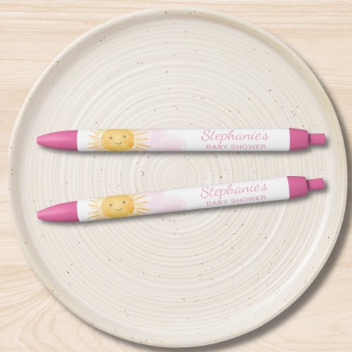 Boho Sun Girl's Baby Shower  Pen