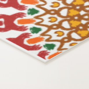 Boho Sun Mandala Earthy Terracotta Yoga Mat