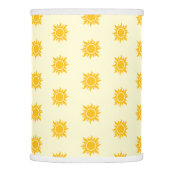 Boho Sun Pattern in Gold Lamp Shade (Right)