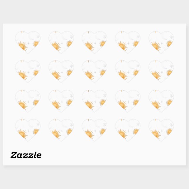 Boho Sun Sticker Sheet Gift for Her Decals (Sheet)
