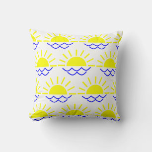 Boho Sun Throw Pillow