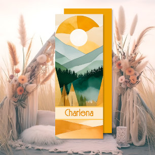 Boho Sunny Mountain Vibes Bookmark